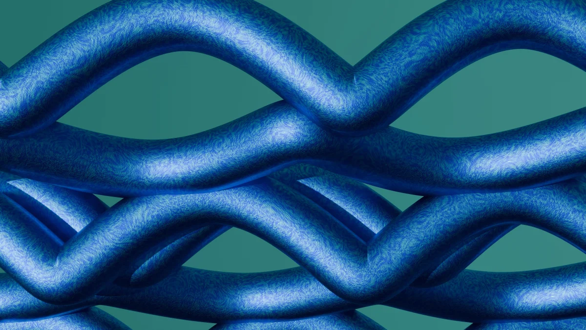 Close-up of a filter's porous structure