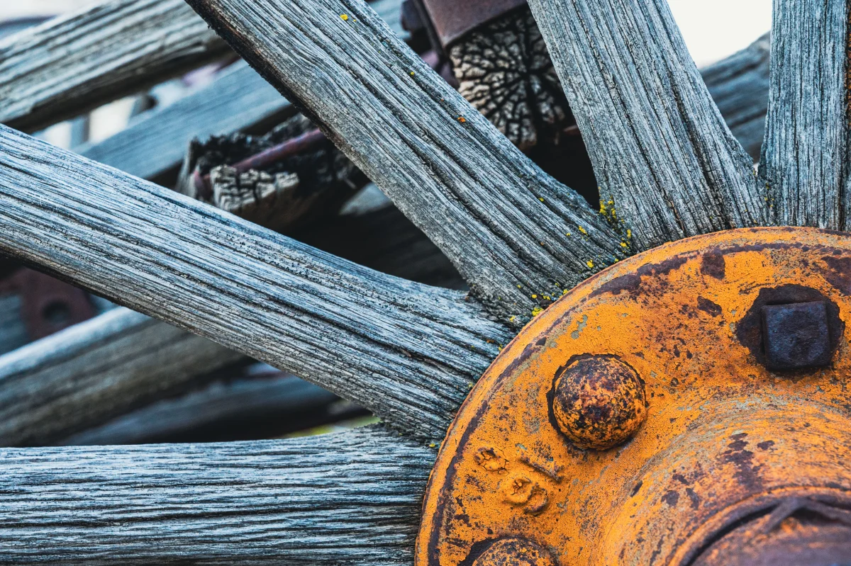 A collage of Rust code and a timer