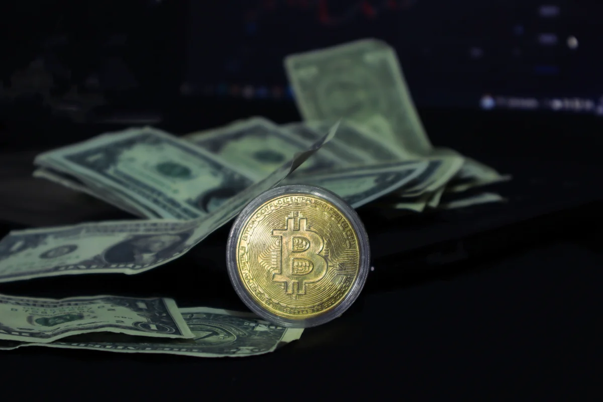 Blockchain network illustration