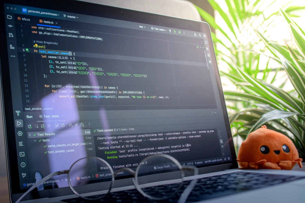 Developer setting up a temporary environment