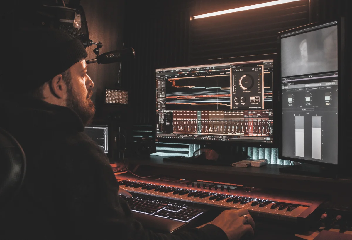 Digital audio workstation interface showcasing patterns