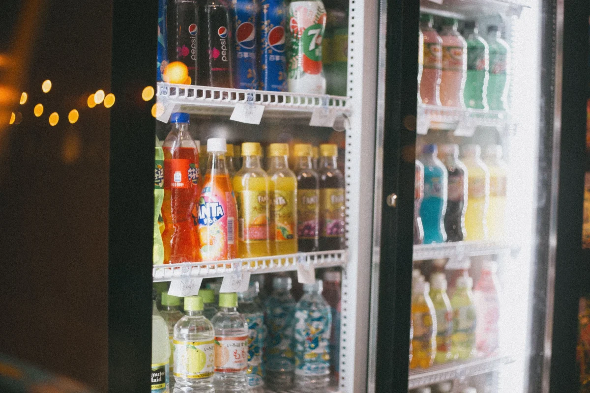 Image of a smart fridge interface