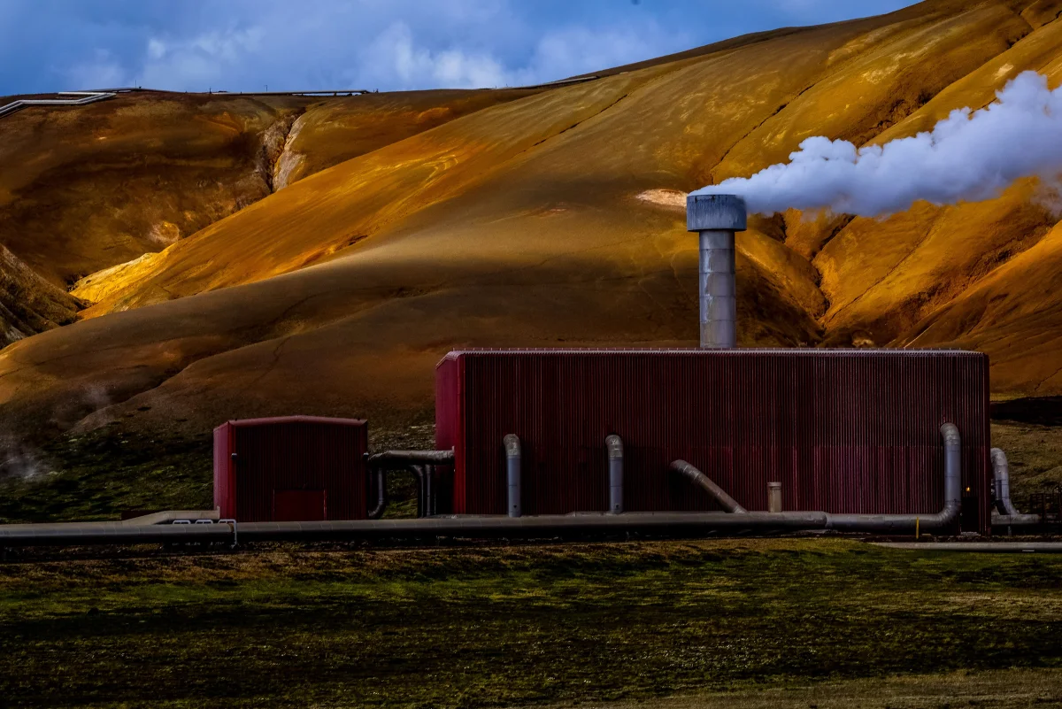 Geothermal drilling site