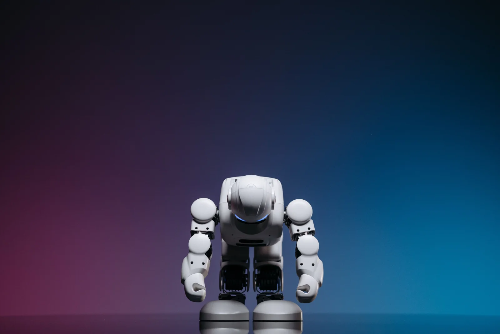 A complex robotic arm navigating an unpredictable environment.
