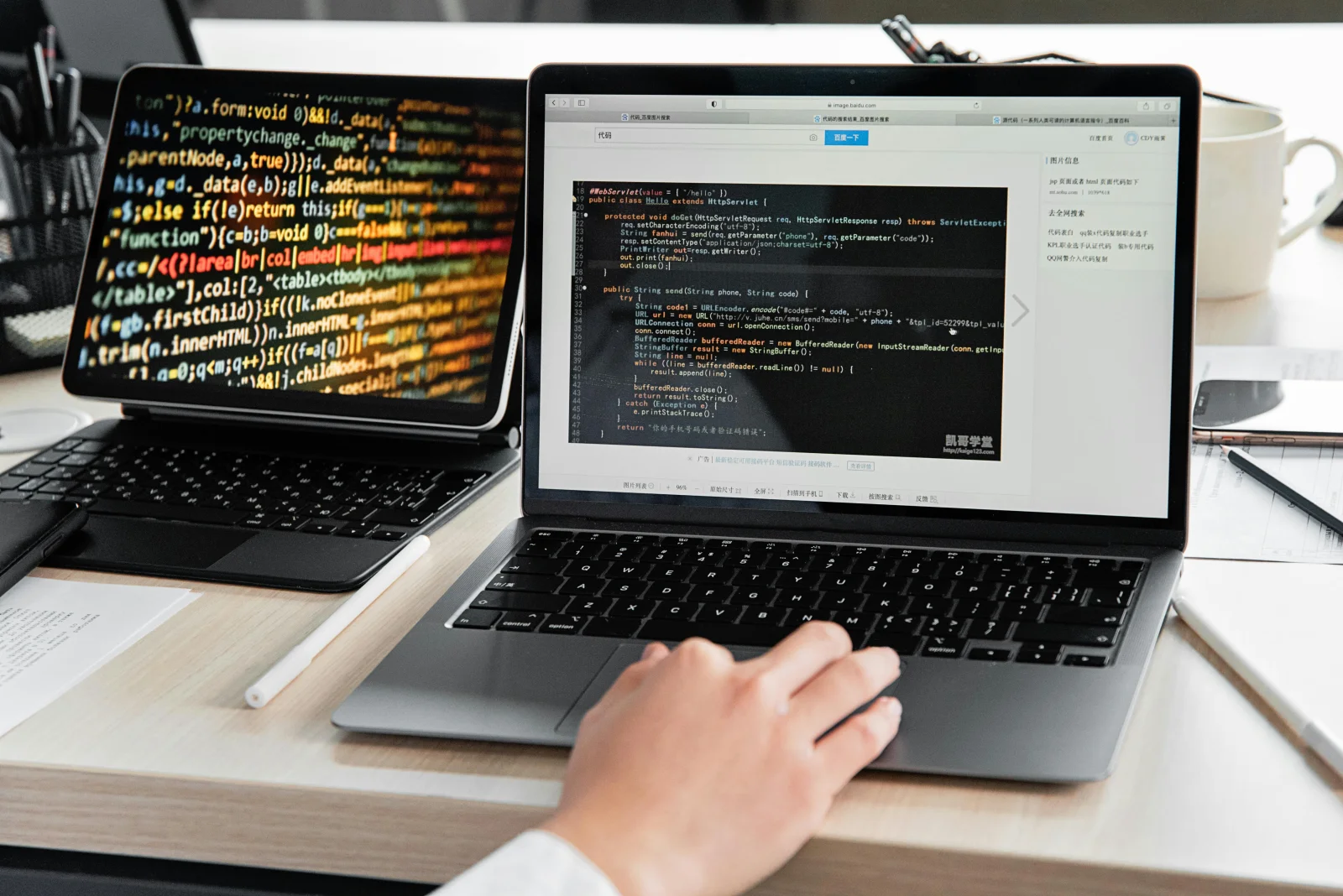 Abstract image representing developer creativity