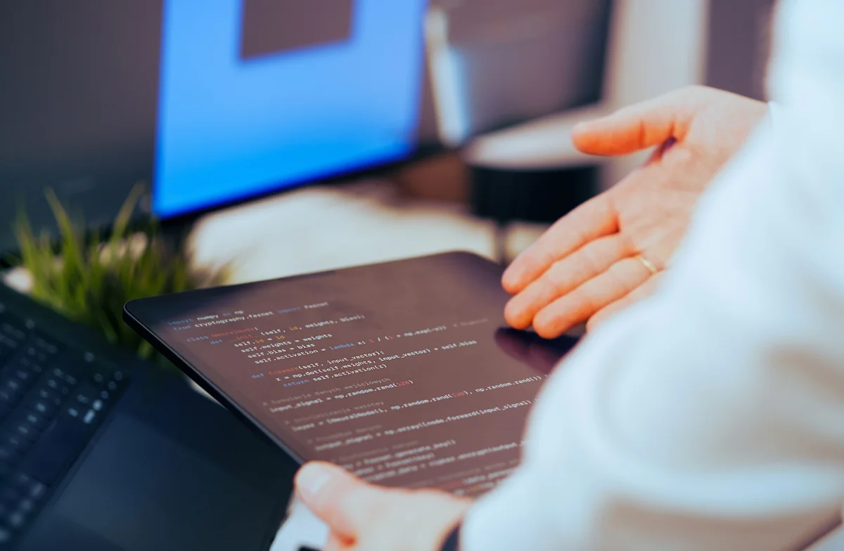 Developers collaborating