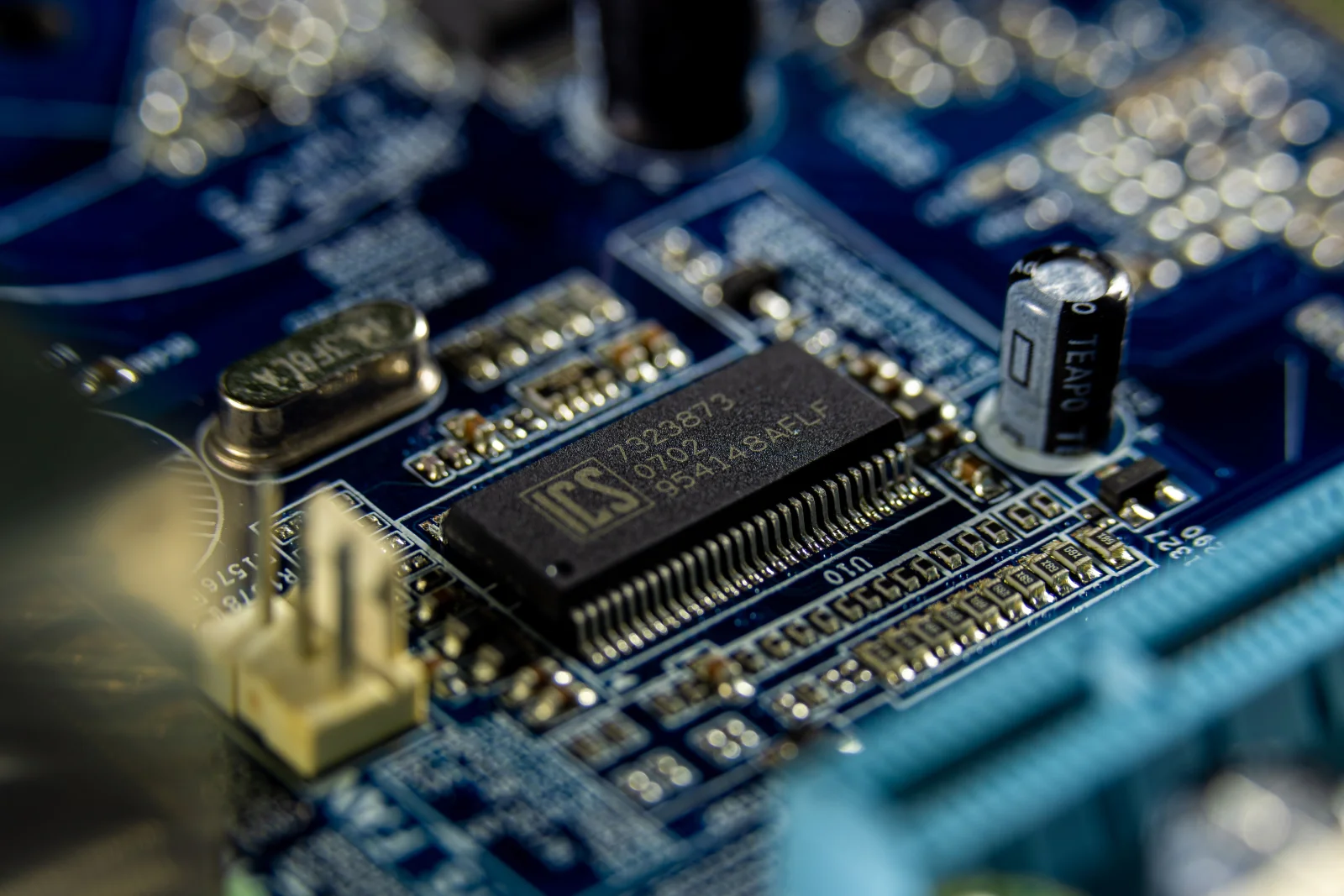 A dramatic editorial image symbolizing risk and innovation in technology