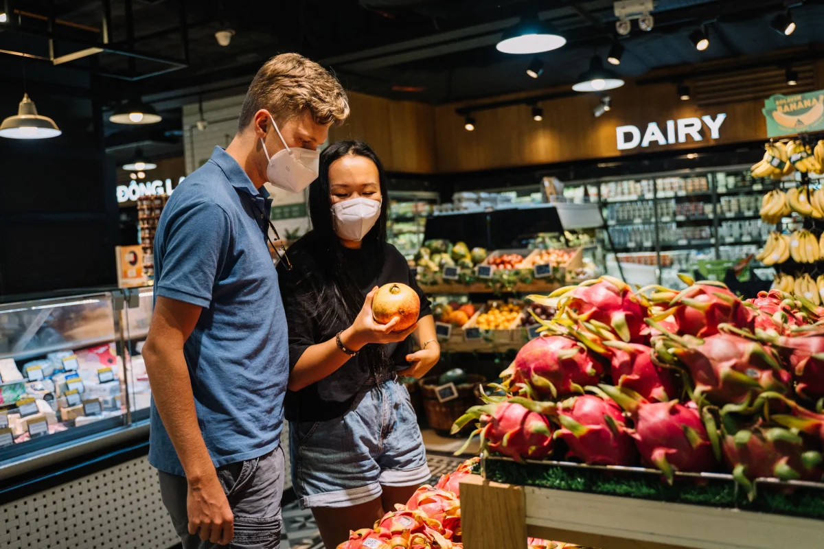 Image of a customer interacting with AI