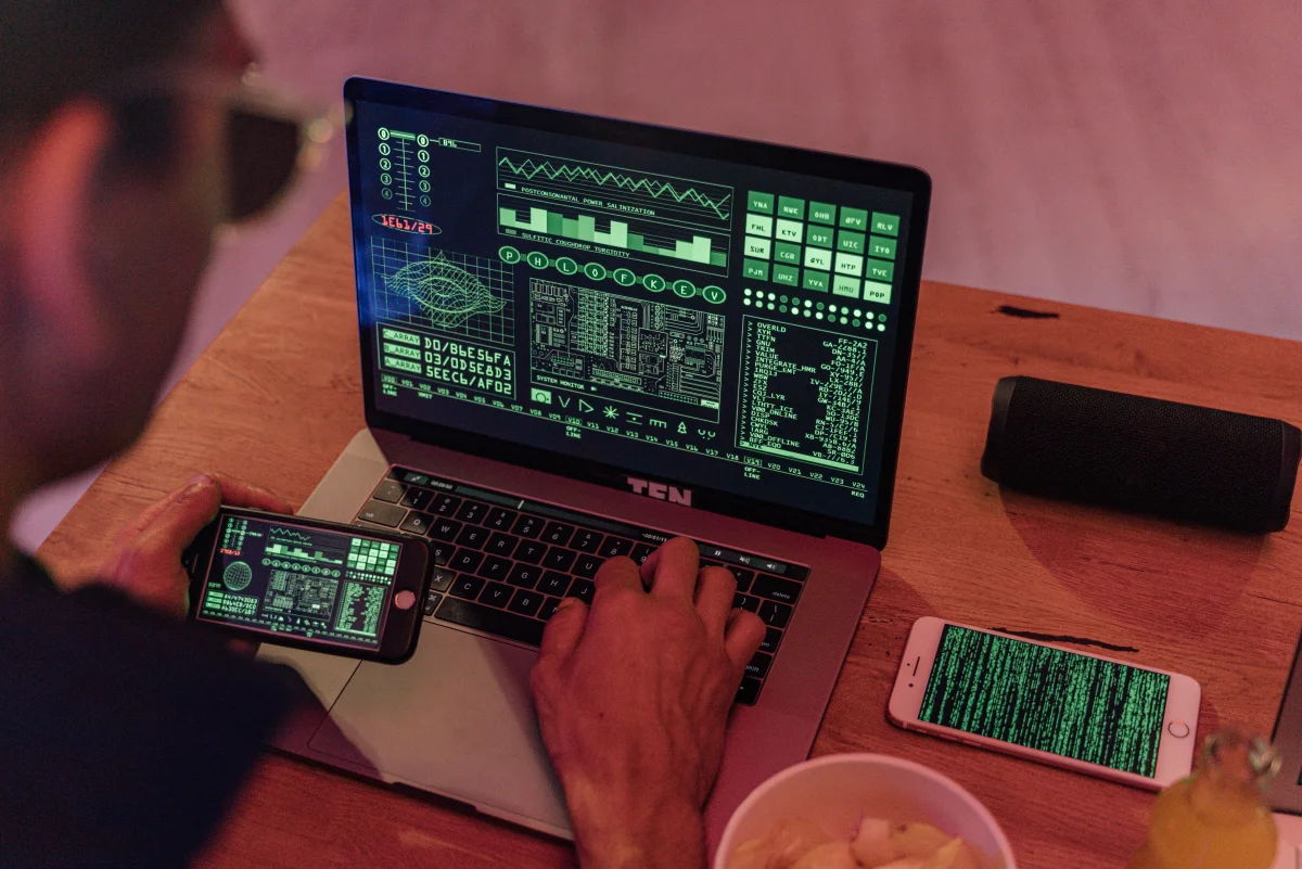 Digital representation of a Wi-Fi attack